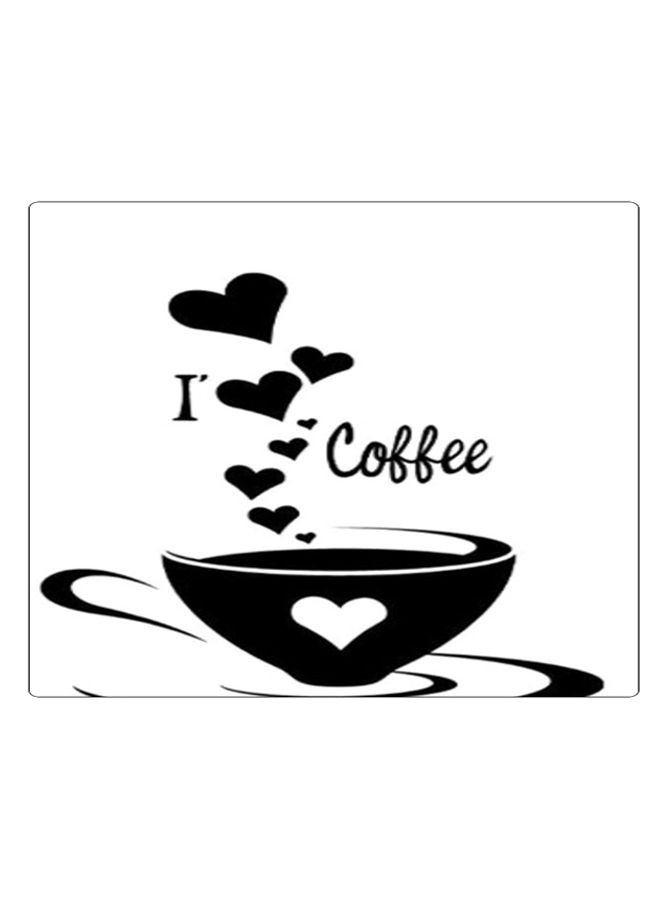 BP Printed Anti-Slip Gaming Mouse Pad Black/White  - Image 1