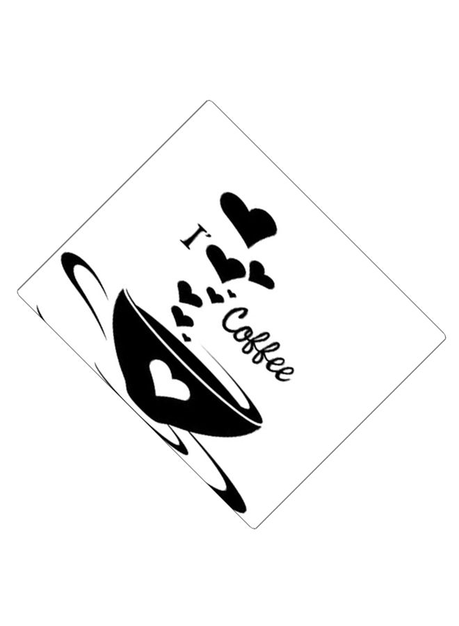 BP Printed Anti-Slip Gaming Mouse Pad Black/White  - Image 2