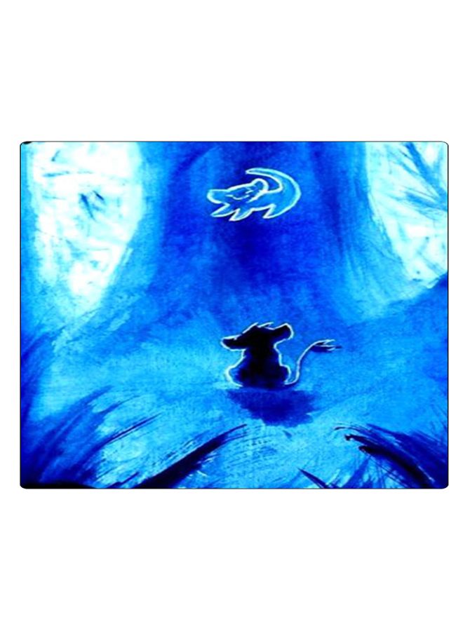 BP Printed Anti-Slip Gaming Mouse Pad Blue/White - Image 1