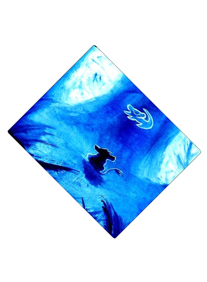 BP Printed Anti-Slip Gaming Mouse Pad Blue/White - Image 2