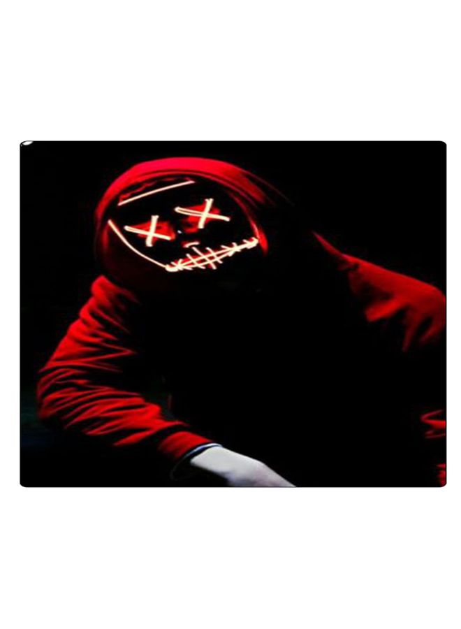 BP Printed Anti-Slip Gaming Mouse Pad Black/White/Red - Image 1