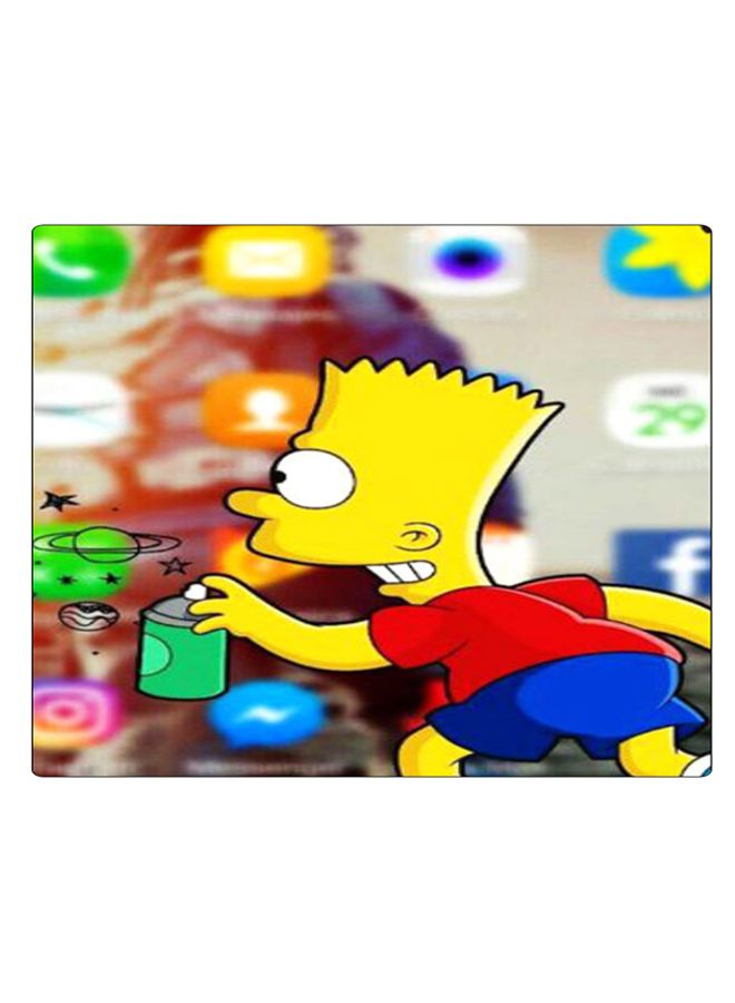 بي بي لوحة ماوس ألعاب بتصميم مضادة للانزلاق وبنمط مطبوع متعدد الألوان - Image 1