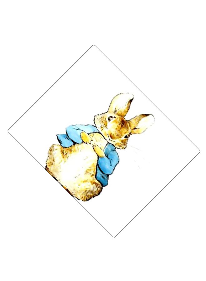 BP Printed Anti-Slip Gaming Mouse Pad White/Brown/Blue - Image 2
