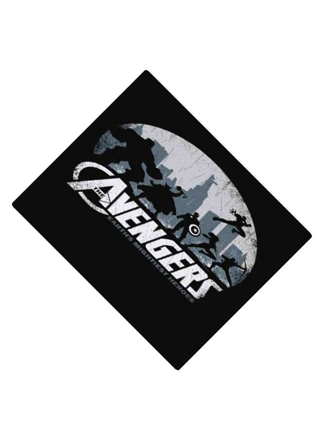 بي بي لوحة ماوس ألعاب بتصميم مضادة للانزلاق وبنمط مطبوع أسود / أبيض / أزرق - Image 2