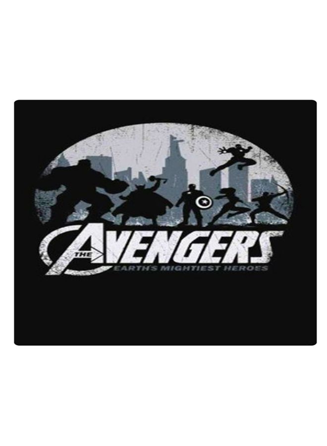 بي بي لوحة ماوس ألعاب بتصميم مضادة للانزلاق وبنمط مطبوع أسود / أبيض / أزرق - Image 1