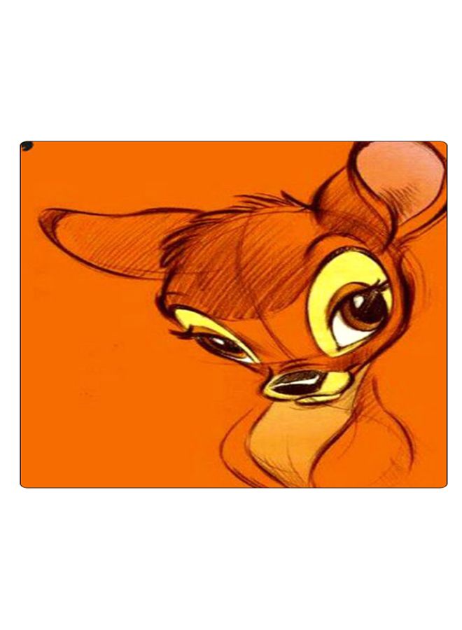 BP Printed Anti-Slip Gaming Mouse Pad Brown/Yellow - Image 1