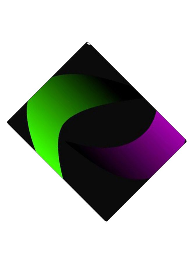 BP Printed Anti-Slip Gaming Mouse Pad Black/Green/Purple  - Image 2