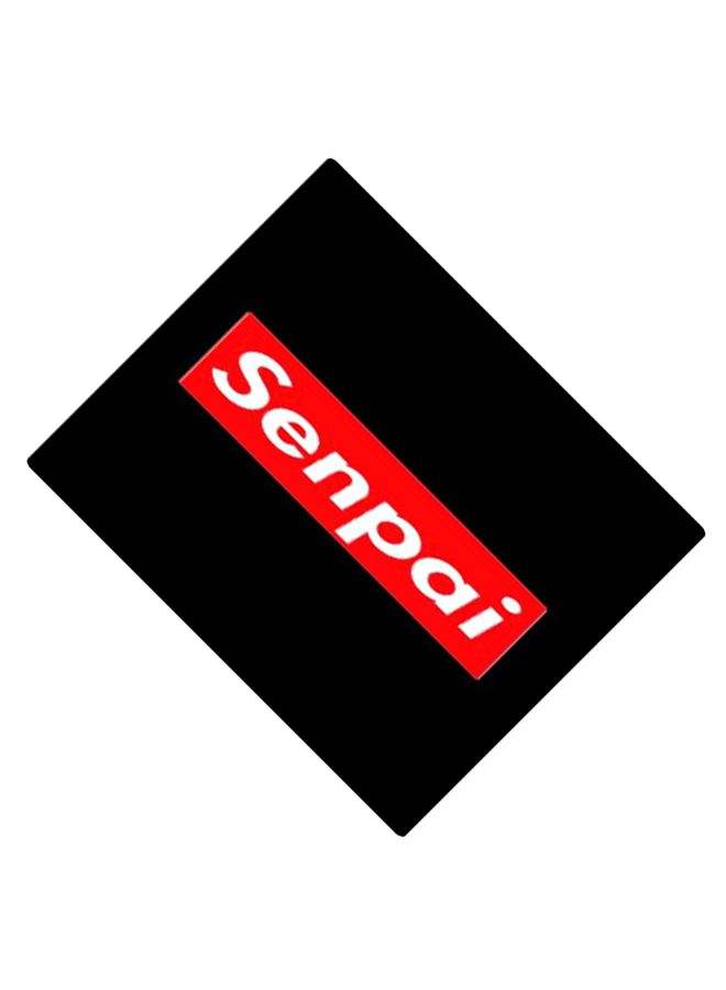 بي بي لوحة ماوس ألعاب بتصميم مضادة للانزلاق وبنمط مطبوع أسود/أحمر/أبيض - Image 2