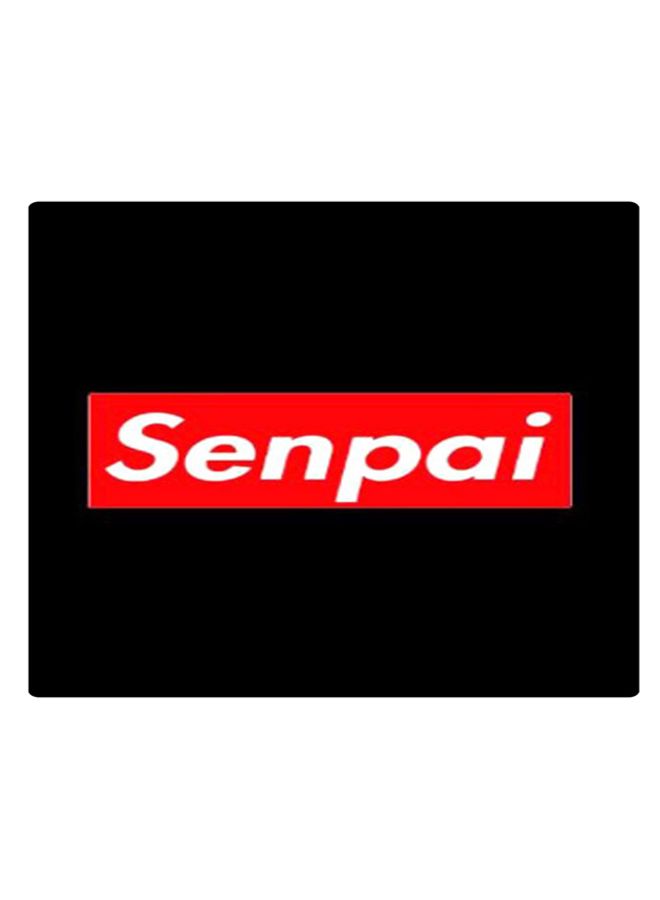 بي بي لوحة ماوس ألعاب بتصميم مضادة للانزلاق وبنمط مطبوع أسود/أحمر/أبيض - Image 1