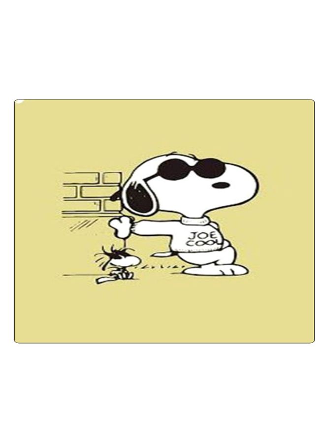 BP Printed Anti-Slip Gaming Mouse Pad Yellow/Black - Image 1