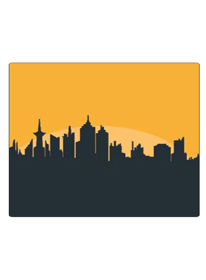 BP Printed Anti-Slip Gaming Mouse Pad Yellow/Black - Image 1