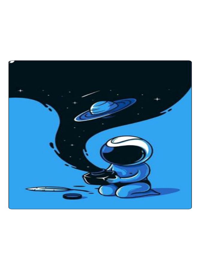 BP Printed Anti-Slip Gaming Mouse Pad Blue/Black/White - Image 1