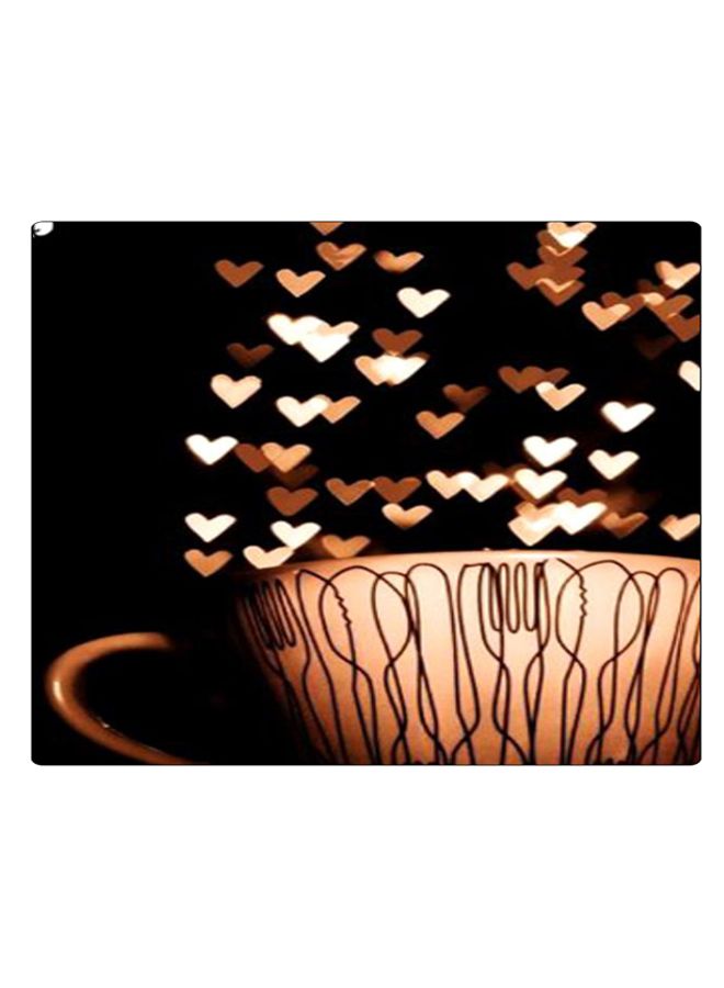 BP Printed Anti-Slip Gaming Mouse Pad Black/Gold - Image 1