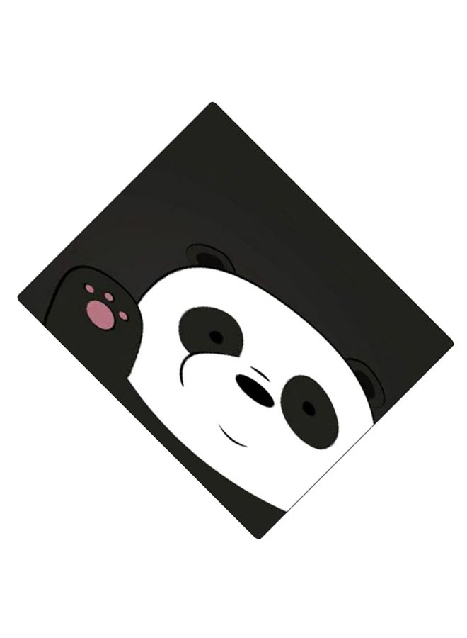 بي بي لوحة ماوس ألعاب بتصميم مضادة للانزلاق وبنمط مطبوع اسود/أبيض/زهري - Image 2