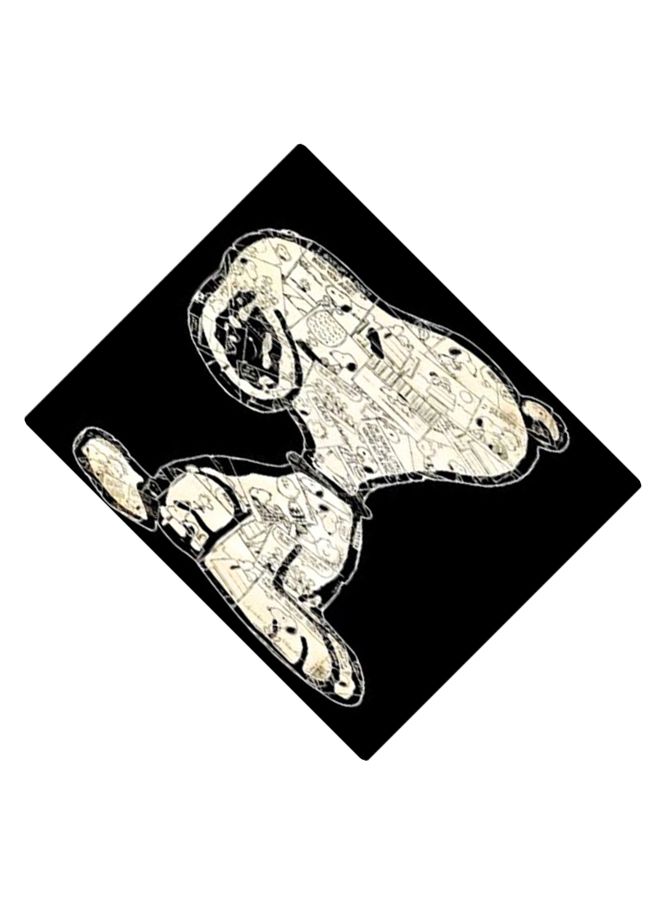 BP Printed Anti-Slip Gaming Mouse Pad Black/Beige - Image 2