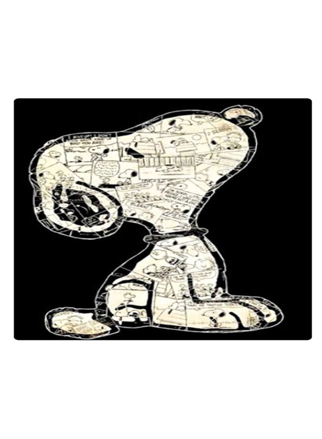 BP Printed Anti-Slip Gaming Mouse Pad Black/Beige - Image 1