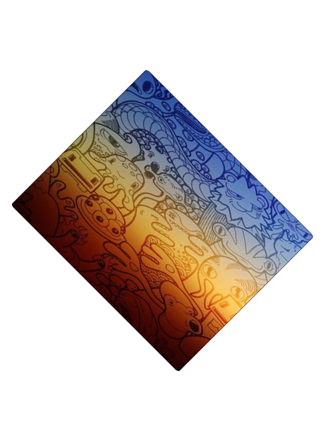 بي بي لوحة ماوس ألعاب بتصميم مضادة للانزلاق وبنمط مطبوع بني/ذهبي/أزرق - Image 2