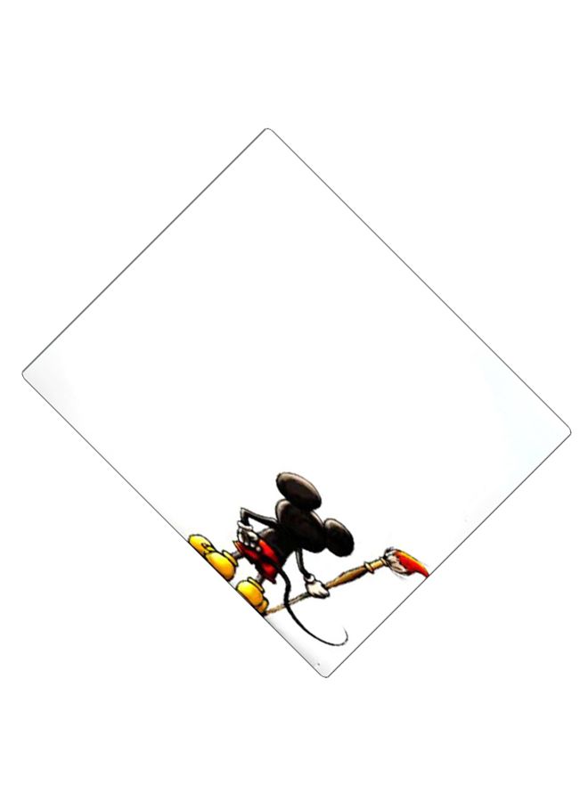 BP Printed Anti-Slip Gaming Mouse Pad White/Black/Red - Image 2