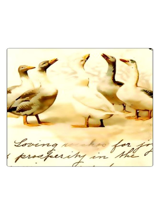 BP Printed Anti-Slip Gaming Mouse Pad Beige/Green/Brown - Image 1