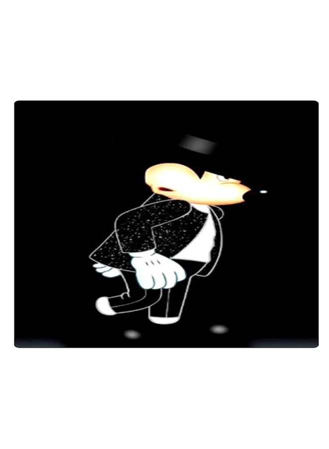 BP Printed Anti-Slip Gaming Mouse Pad Black/White/Beige - Image 1