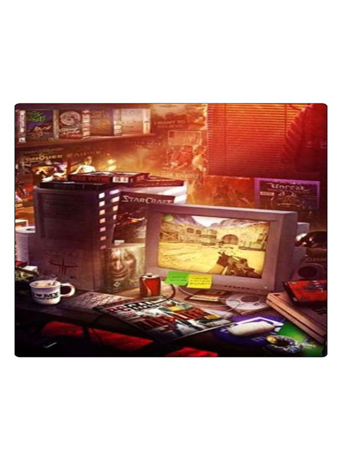 BP Printed Anti-Slip Gaming Mouse Pad Multicolour - Image 1