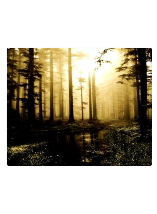 BP Printed Anti-Slip Gaming Mouse Pad Black/Brown - Image 1