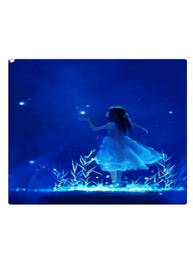 BP Printed Anti-Slip Gaming Mouse Pad Blue/Black/White - Image 1