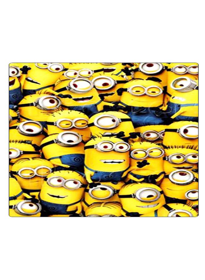 BP Printed Anti-Slip Gaming Mouse Pad Blue/Yellow/White - Image 1