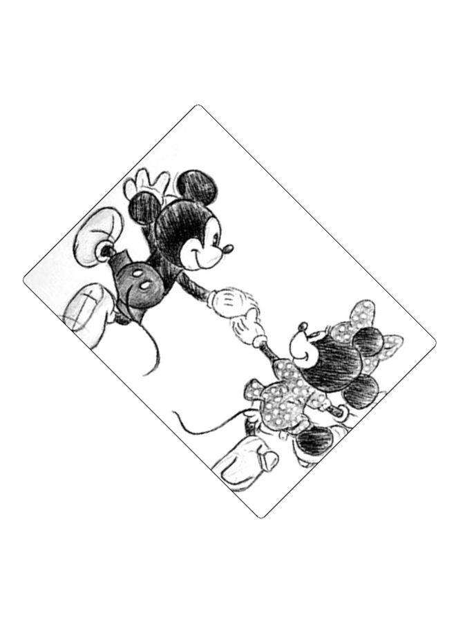 BP Printed Anti-Slip Gaming Mouse Pad Black/White  - Image 2