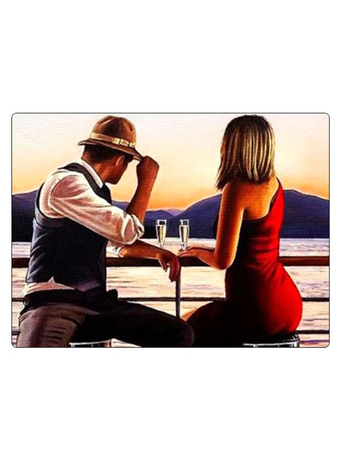 بي بي لوحة ماوس ألعاب بتصميم مضادة للانزلاق وبنمط مطبوع متعدد الألوان - Image 1