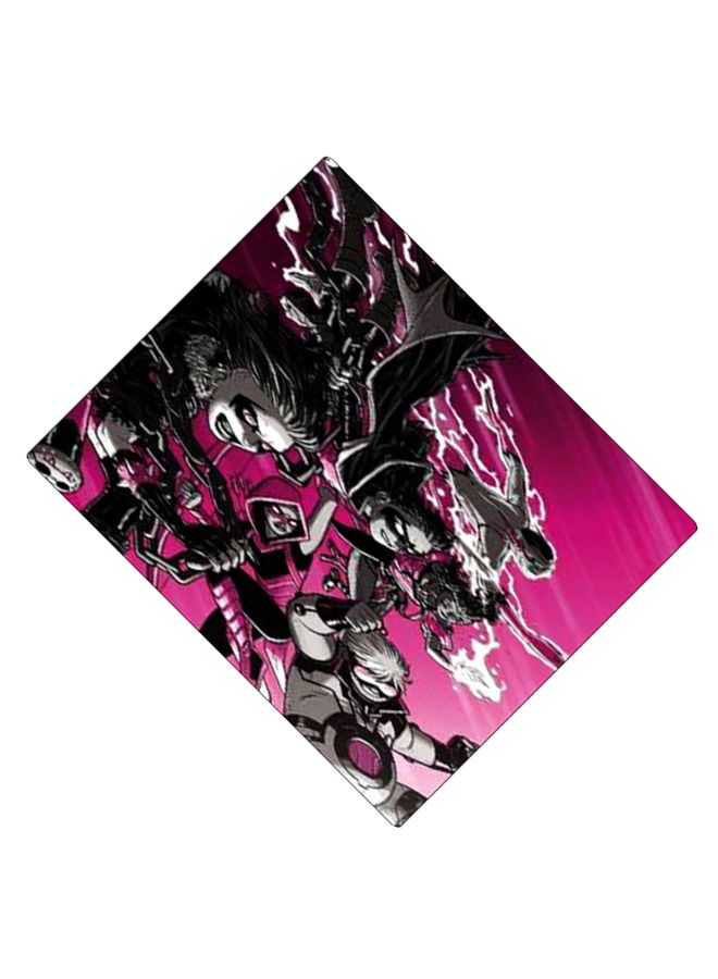 BP Printed Anti-Slip Gaming Mouse Pad Pink/Black/White - Image 2