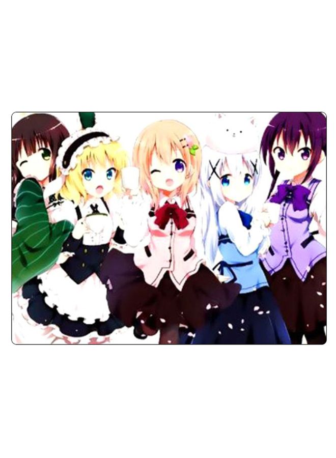 BP Printed Anti-Slip Gaming Mouse Pad Multicolour - Image 1
