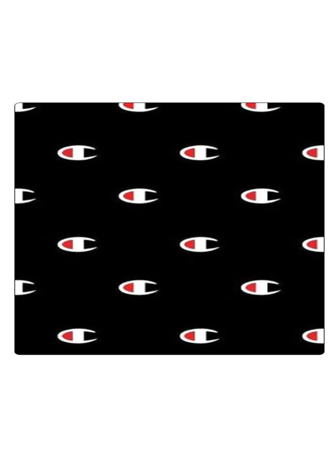 بي بي لوحة ماوس ألعاب بتصميم مضادة للانزلاق وبنمط مطبوع أسود / أبيض / أحمر - Image 1