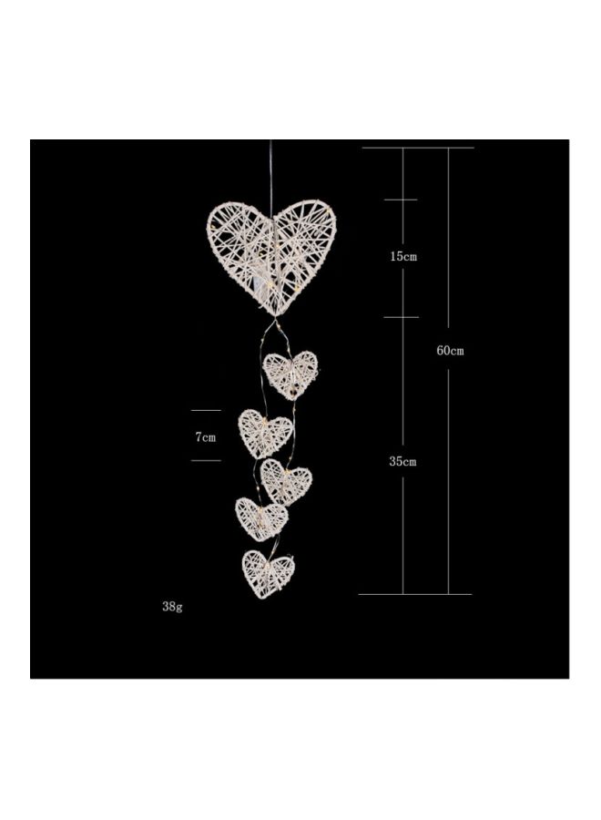 Heart Shaped Ornaments Beige 60x15cm  - Image 3
