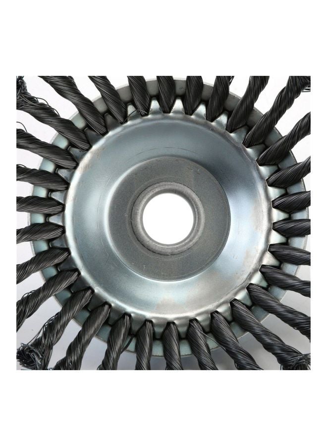 Generic - Replacement Twist Knotted Steel Wire String Trimmer Blade Silver 200x200x60mm - Image 1