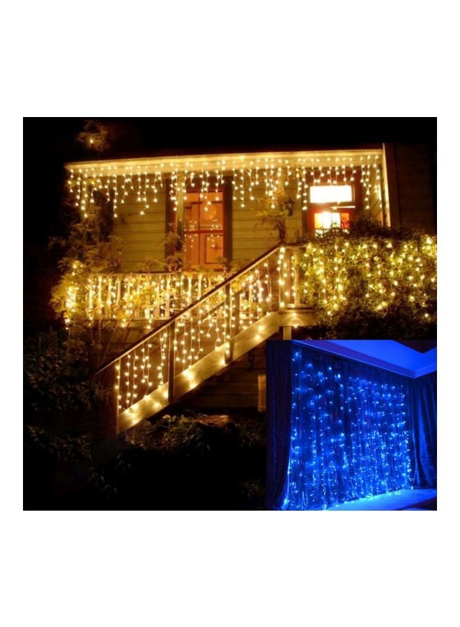 LED Curtain Icicle String Light Warm White 4.5meter - Image 2