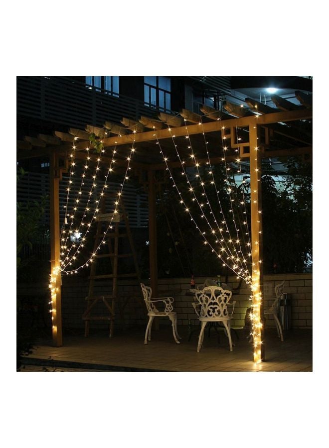 LED Curtain Icicle String Light Warm White 4.5meter - Image 3