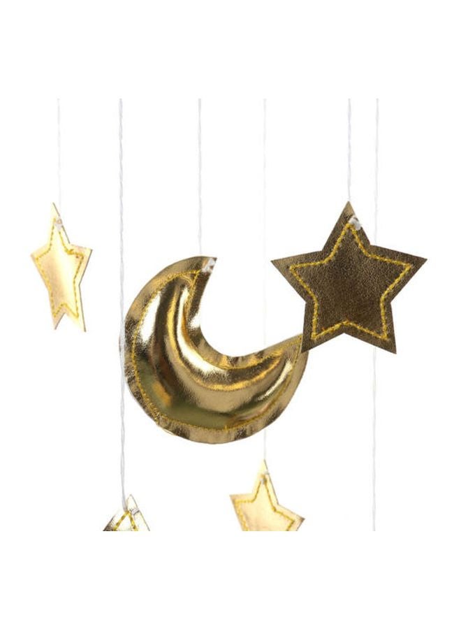 Cloud Star Cloth Bedside Hanging Layout Props Blue/Brown 30x29cm  - Image 5