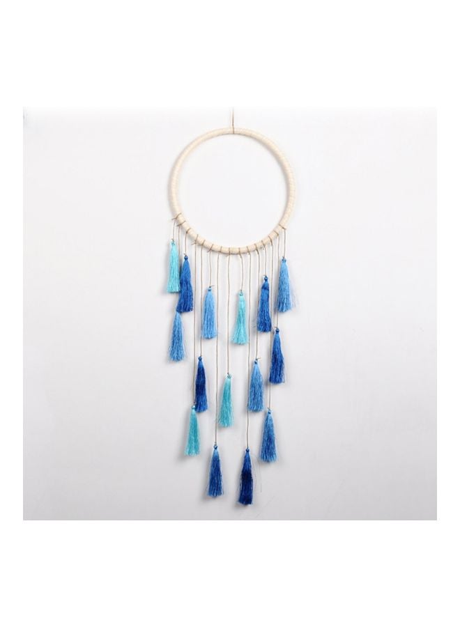 Weaving Crafts Ornaments Tassel Wind Chime Blue 50cm - v1593158701/N38931550A_1