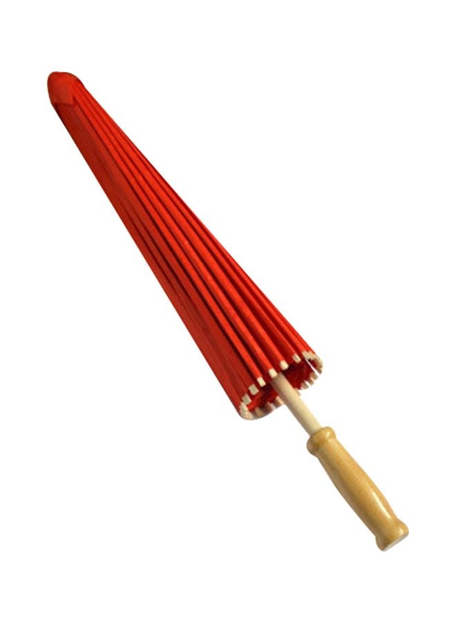 Generic - Decorative Hanging Umbrella Red/Beige 32x5x5cm - Image 1
