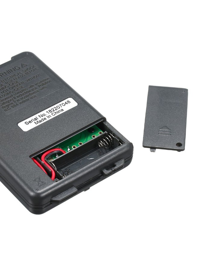 RICHMETERS - Handheld Mini Digital Multimeter Black/Red 125 x 80 x 19.5mm - Image 1