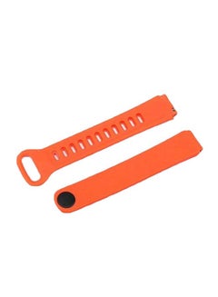 Silicone Watch Bracelet For Huawei Talk Band B3/B3 Lite Orange/Black