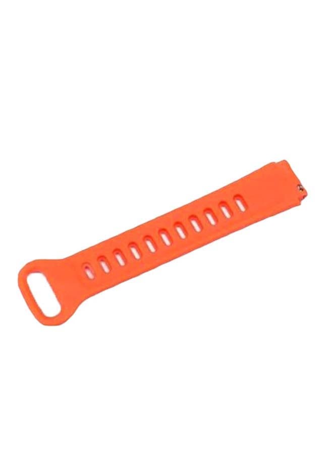 Liger - Silicone Watch Bracelet For Huawei Talk Band B3/B3 Lite Orange/Black - Image 1