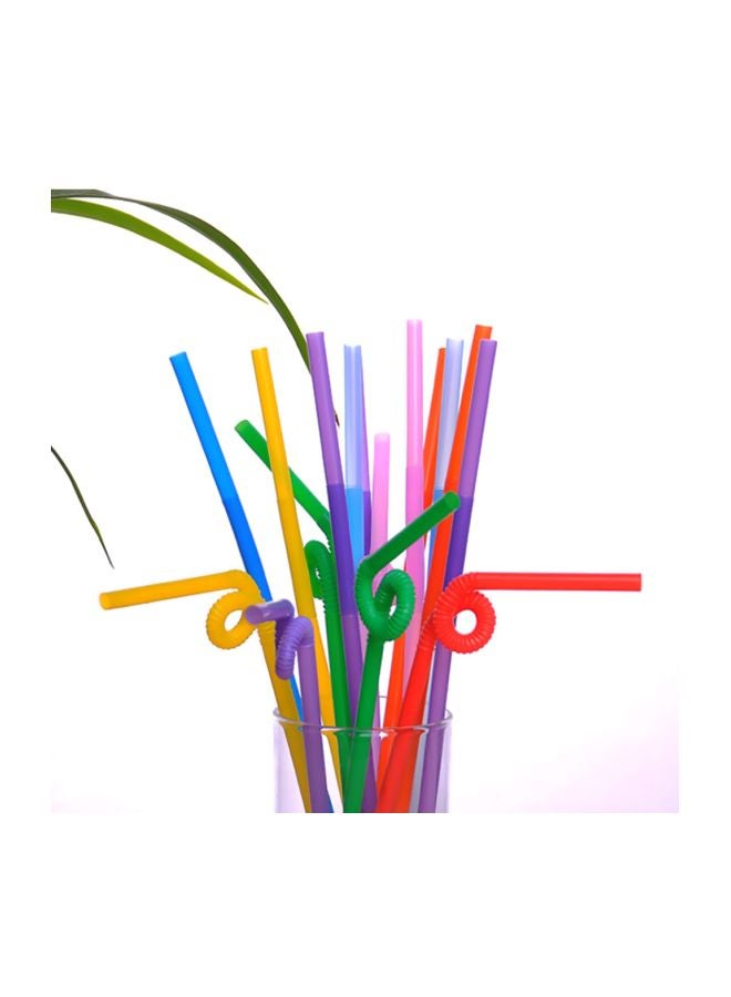 100-Piece Party Disposable Drinking Straw Set - Image 5