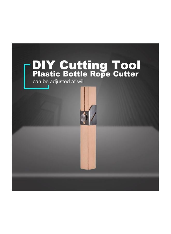 Plastic Bottle Cutting Tool Beige/Silver 14x2.2x2.2cm - Image 4