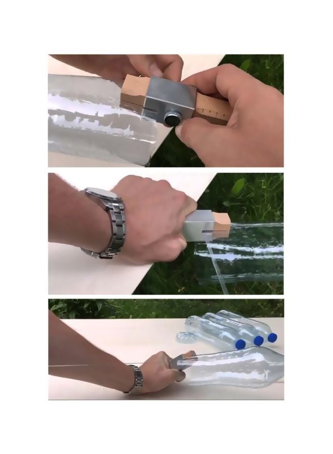 Plastic Bottle Cutting Tool Beige/Silver 14x2.2x2.2cm - Image 5