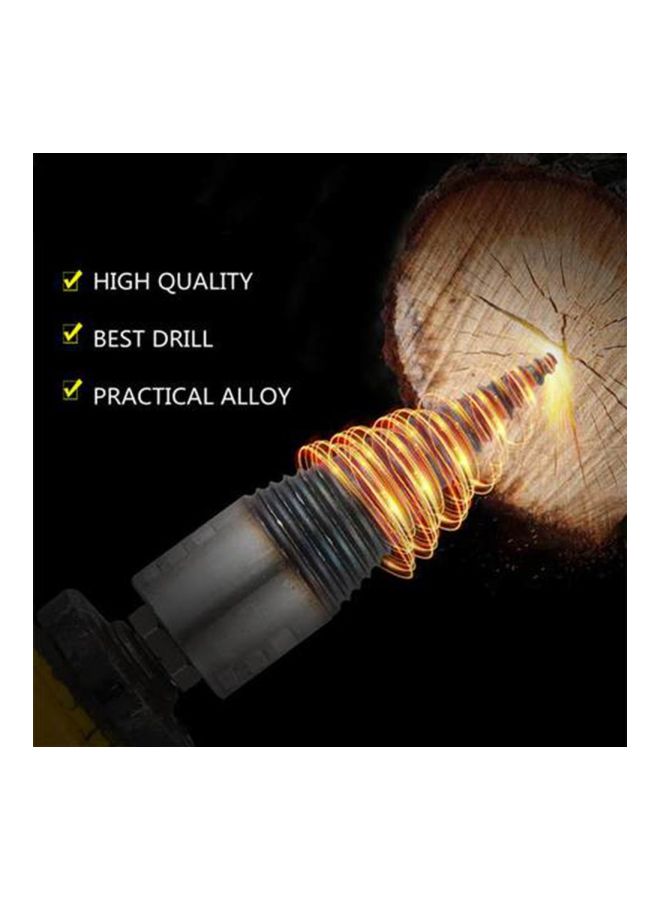 Drill Bit Chop Wood Splitting Cone Black 145x30mm