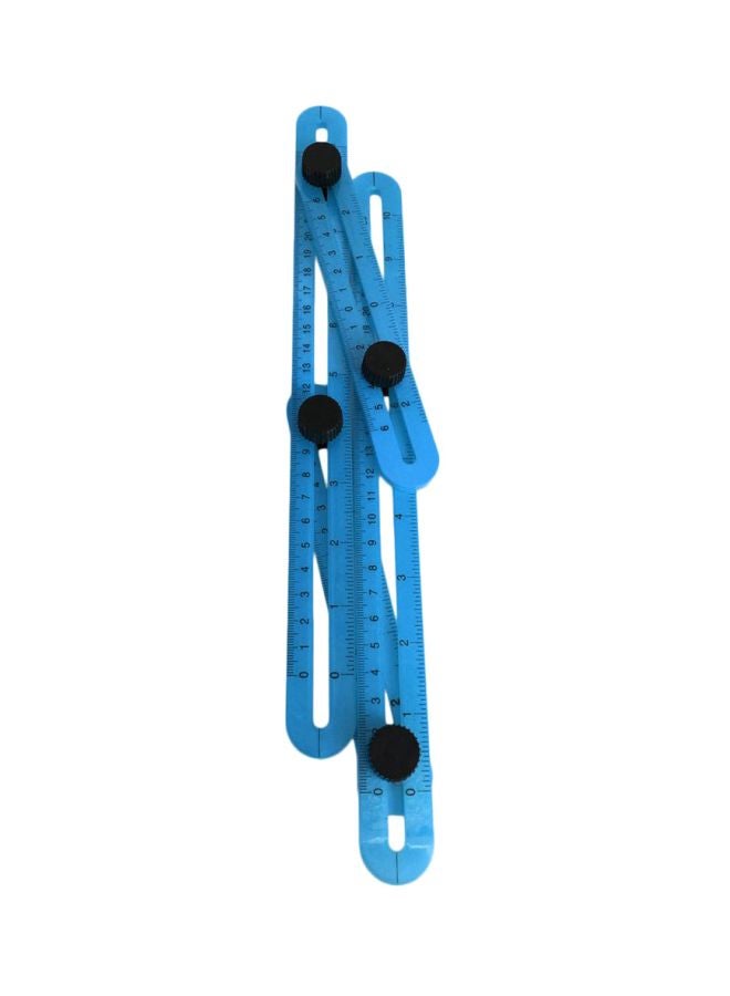 Generic - Four-Sided Folding Ruler Blue 300mm - Image 1