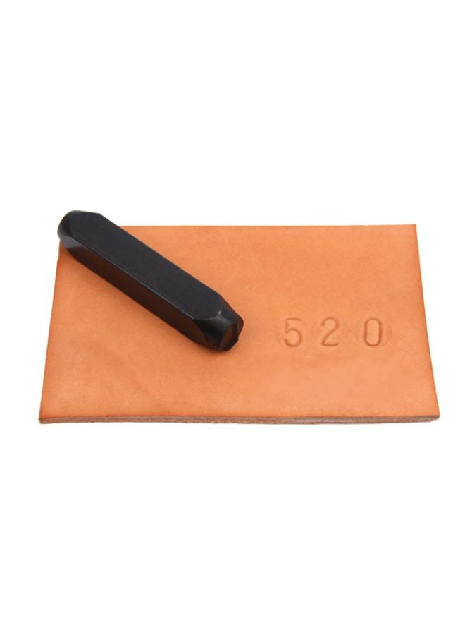 Generic 10-Piece Number Stamp Punch Set Black  - Image 4