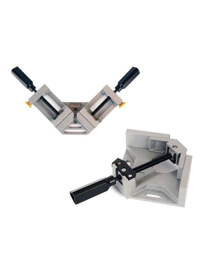 90-Degree Angle Swing Jaw Corner Clamp Silver 212x255mm - Image 2